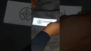 Electroluminescent Logo Bag with Reflective sheet [upl. by Yrrum]