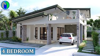 4 BEDROOM HOUSE DESIGN [upl. by Padraig]