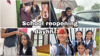 School reopening dayschoolreopening [upl. by Atlas]