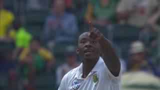 South Africa vs Sri Lanka  3rd Test  Day 3 Dimuth Karunaratne Wicket [upl. by Perlie]