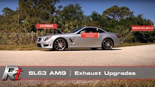 RENNtech  SL 63 AMG  Exhaust Upgrade [upl. by Dnaltiac]