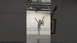 Variation filming drama ballet pointe variation practice auditionvideo pirouette fouette [upl. by Silenay]