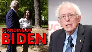 CNN SHUTS DOWN Bernie Criticizing Dem Donors AOC Stands by Biden [upl. by Tebzil811]