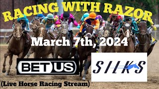 LIVE Horse Racing action handicapping Aqueduct Gulfstream Park Oaklawn Park and more [upl. by Anaillil]