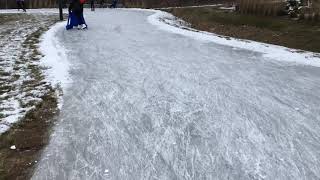 McCowan District Parks new skating path in Scarborough [upl. by Mairam]