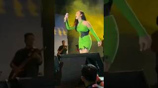 Lyodra  Semata Karenamu cover live stage performance shorts [upl. by Law]