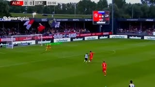 Almere City FC 01 AZ Alkmaar Goal Ibrahim Sadiq [upl. by Kohcztiy]