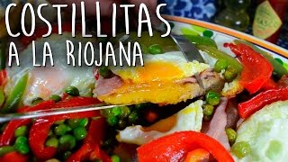 Costillitas de cerdo a la riojana  Comamos Casero [upl. by Lindholm]