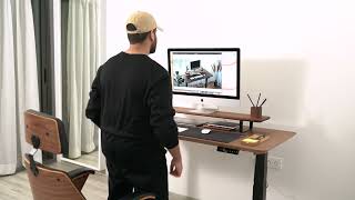 Standing Desk by Oakywood  How to Assemble Your SitStand Desk [upl. by Shaefer]