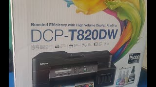 Brother DCP T820DW ID CARD PRINT IN TELUGU [upl. by Aryajay]