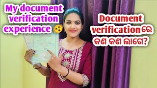 My document verification experience।।osssc document verification process full details।। [upl. by Yehsa136]