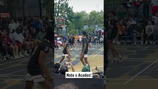 Nate Ament and Acaden Lewis put on a show at the Slam hs game at Rucker park NYC [upl. by Doralynn]