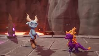 Defeating the Lava Monsters in Magma Cone from Spyro Reignited Trilogy Spyro Riptos Rage [upl. by Chalmer974]