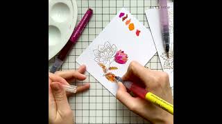 altenew fyp trending papercrafting tutorial cardmaking [upl. by Proudlove]