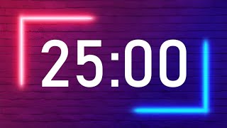 25 Minute Timer Countdown ⏰ [upl. by Aruol]