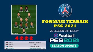 FORMASI TERBAIK PSG PES 2021  DYNAMIC ATTACKING [upl. by Anglim218]