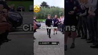 Barcelona defender gets standing ovation at his school football ronaldo shorts footballshorts [upl. by Moberg]