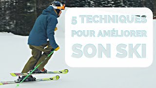 5 techniques pour améliorer son ski [upl. by Winchell892]