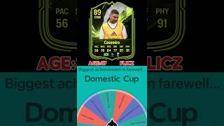 CASEMIRO  Career Path Evolution on FIFA fifa soccer football [upl. by Asinet627]