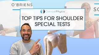 Shoulder Special Tests Review  Expert Physio Top Tips [upl. by Ylrebmik274]