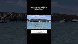 호주워홀 D231 Labour day 공휴일에 비치가서 놀기 beach 호주 시드니 공휴일 australia [upl. by Harlamert]