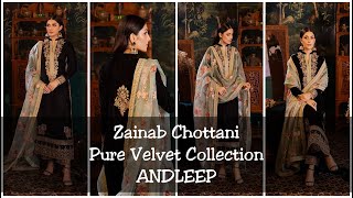 Zainab Chottani Velvet Collection ANDLEEP D1 [upl. by Assi]