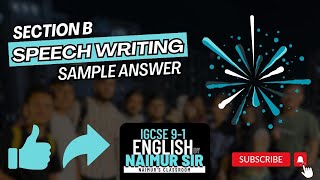 How to Write a SPEECHTALK A Complete Walkthrough  IGCSE English Language B 91 [upl. by Isabea]