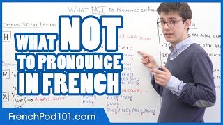 Improve Your French Pronunciation  What NOT to pronounce [upl. by Oicafinob710]