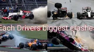 F1 2021 drivers biggest crash UPDATED [upl. by Okun]