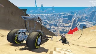 GTA 5  DRAGSTER VS MOTO DRAGSTER  ACCELERATION MEGA RAMP ETC [upl. by Edy]