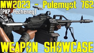 Fallout 4 MW2023  Pulemyot 762 PKP Pecheneg  Weapon Mod Showcase [upl. by Eenor]