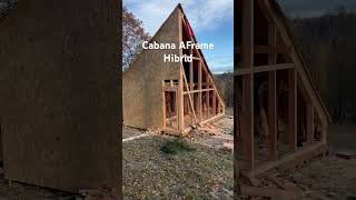 Cabana AFrame AFrame Hibrid Log cabin crafter Romania [upl. by Margaux]