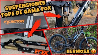 SUSPENSIONES TOPE DE GAMA A MI TREK  SHOCK FOX FLOAT X Y FOX FACTORY 36 kashima 😍 [upl. by Einnij899]