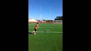 11 Year Old Beto Diaz kicks a 35 Yard Field Goal [upl. by Ihpen89]