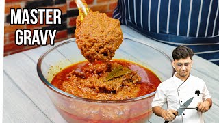 एक मास्टर ग्रेवी जिससे 50 से ज्यादा बढ़ियाबढ़िया रेसिपी बन जाती है  Master Gravy Recipe Veg Gravy [upl. by Aigroeg]