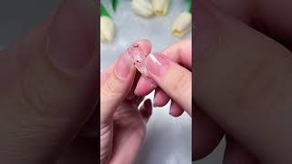 🌷BEST BEGINNER FRIENDLY NAIL TUTORIAL USING SOLID NAIL GLUE GEL  FAST amp EASY  FLOWERS [upl. by Harrod]