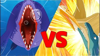 Who is the King of Sea Dinosaurs  Mosasaurus Elasmosaurus Spinosaurus Compilation ★ Dino Cartoon [upl. by Maharg]