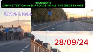 drivingtestroutes All the leeds slip roads on stanningley bypass [upl. by Matilde426]