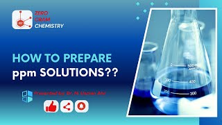 How to prepare ppm solutions  Parts per million  Stock solution  Analytical Chemistry  ZCC [upl. by Doralynn479]