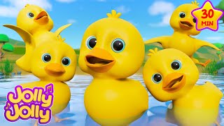 Cinco Patitos Y Más Canciones Infantiles  Música Para Niños  Jolly Jolly en Español [upl. by Ytsanyd378]