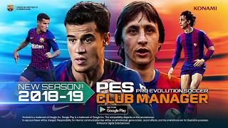 PES CLUB MANAGER 201819 Season update English [upl. by Thorman695]