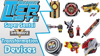 Ranking Every Main Super Sentai Transformation Device Soundout12 Tier List [upl. by Irot]