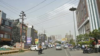 Ghaziabad City Street Views [upl. by Blanchard]