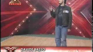 X Factor 2008  I casting  NON LASCIATEVI INGANNARE DALLE APPARENZE  DAVIDE BASSO  191208 [upl. by Higginbotham104]