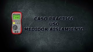 Uso practico del medidor de aislamiento [upl. by Ydnak]