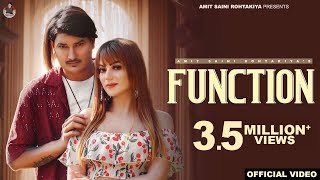 AMIT SAINI ROHTAKIYA  Function फंक्शन  Official Video  New Haryanvi Songs Haryanavi 2023 [upl. by Htederem]