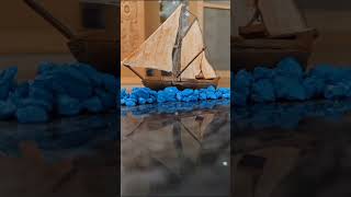 Ship in bottle🏴‍☠️⛵ youtubeshorts shorts youtubefeed [upl. by Einatirb]