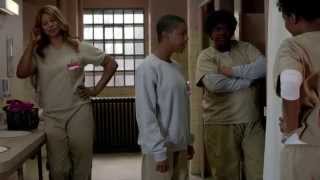 Orange is the New Black S02E04 Poussey and Taystee Pee Hole [upl. by Goer]