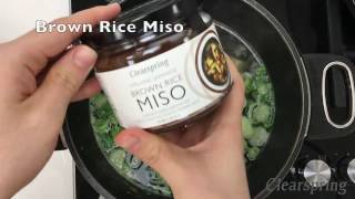 How to make Vegan Miso Soup  Clearspring [upl. by Drice830]