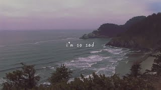 gnash  im so sad official lyric video [upl. by Mossolb144]